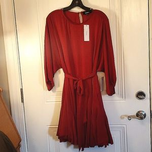 NWT- The Perfect Red Satin Date Dress 💃